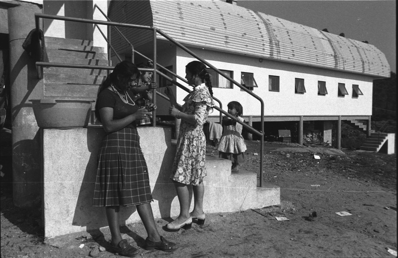 Poblado gitano en O Vao Fotografía Transición Española 1975 1982