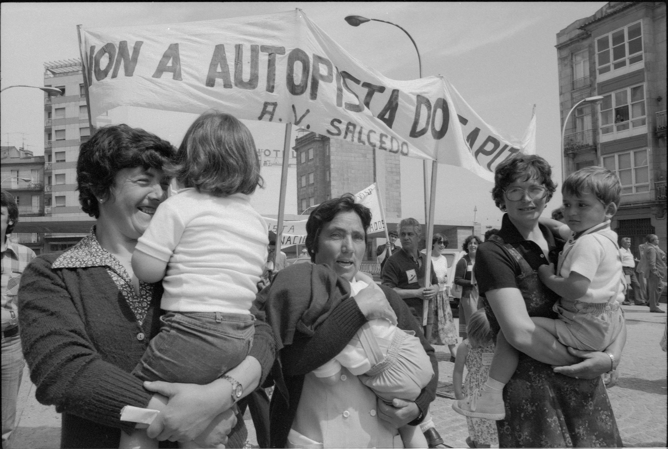 Movilizaciones contra la AP-9. Vigo, 1977 (Anna Turbau)