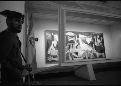 El “Guernica” de Pablo Picasso recién llegado a España