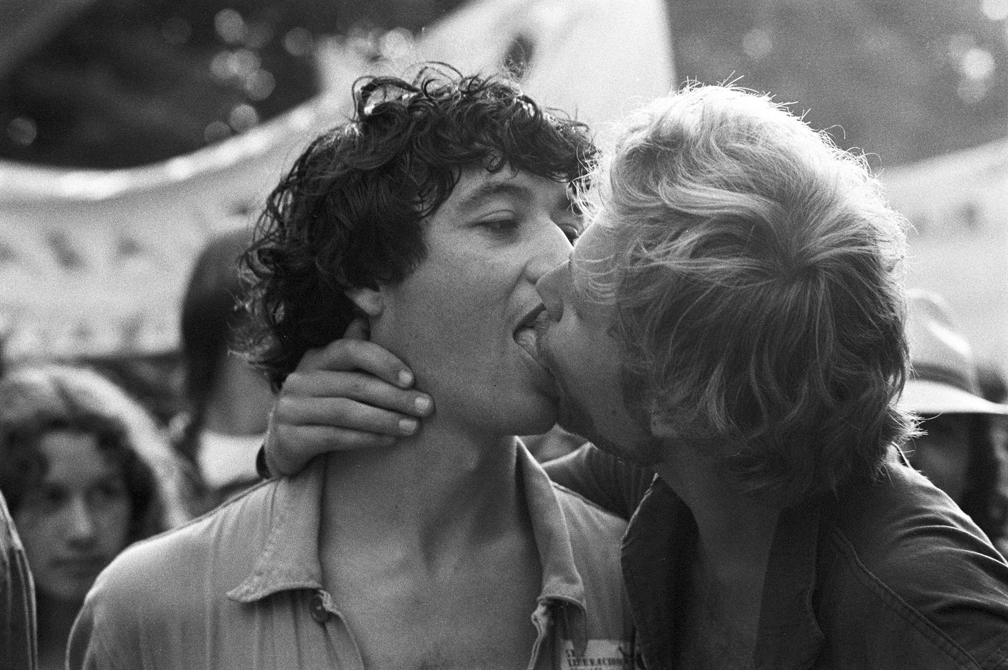 Manifestación de homosexuales .Primavera de 1980 (Gustavo Cuevas)