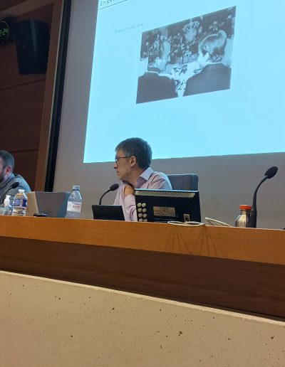 Antonio Pantoja, Sergi Ramos y Marianne Bloch-Robin (Sorbonne Université, abril 2023)