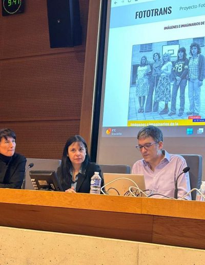 Marianne Bloch-Robin, Corinne Cristini, Sergi Ramos y Rafael R. Tranche (Sorbonne Université, abril 2023)