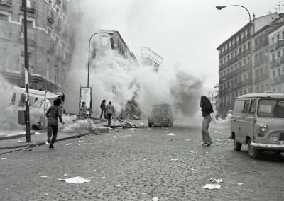 Botes de humo en el rastro