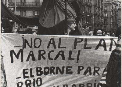El Born para el barrio, manifestación